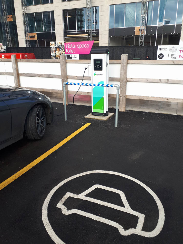Electric Vehicle Charging Station Barrier FITTED Your Way