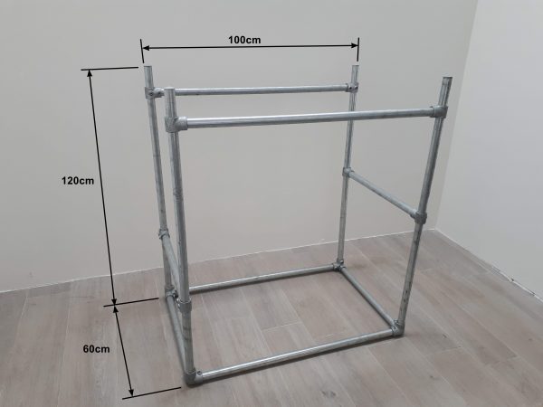 Adjustable Exercise Frame for Weight bearing exercises such as Cross Fit, Parkour, Calisthenics and general keep fit
