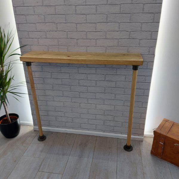 Scandi Console Table with Two Legs – The KALMAR