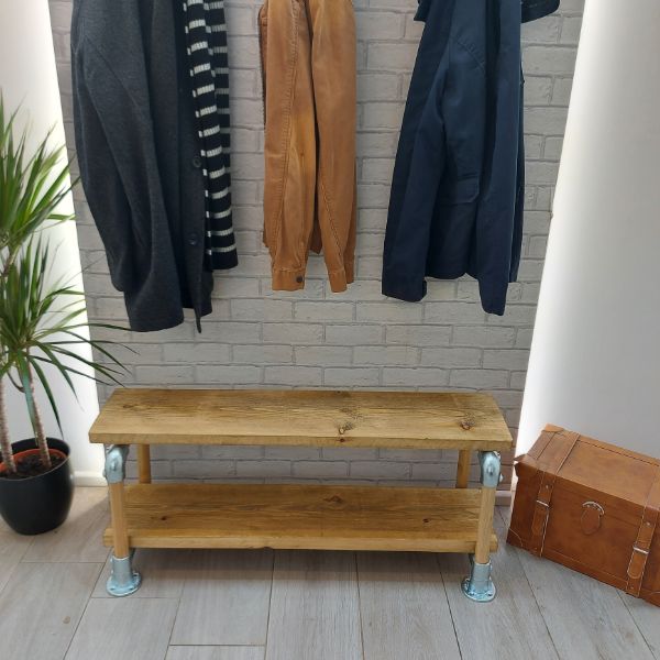 Hallway Shoe Bench and Shelf – Scandi style – The SUNDSVALL