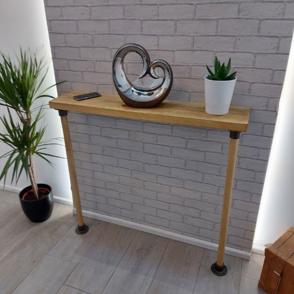Scandi Console Table with Two Legs – The KALMAR